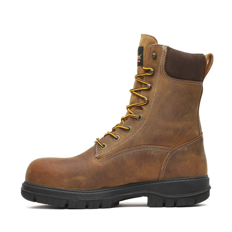 Thorogood Genesis Series 8" Nano Toe Waterproof Boot Chestnut Inner Side View