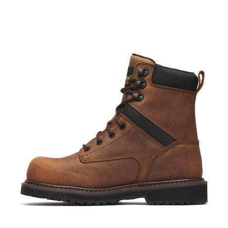 Thorogood Jobsite Series 8" Composite Toe Waterproof Boot Crazy Horse Inner Side View