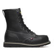 Thorogood Midnight Series 8" Steel Toe Moc Toe Boot Black side view