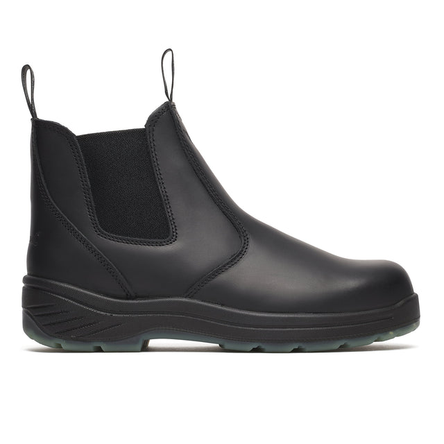 Thorogood Quick Release Station 6" Boot with Translucent Bottom Black side view