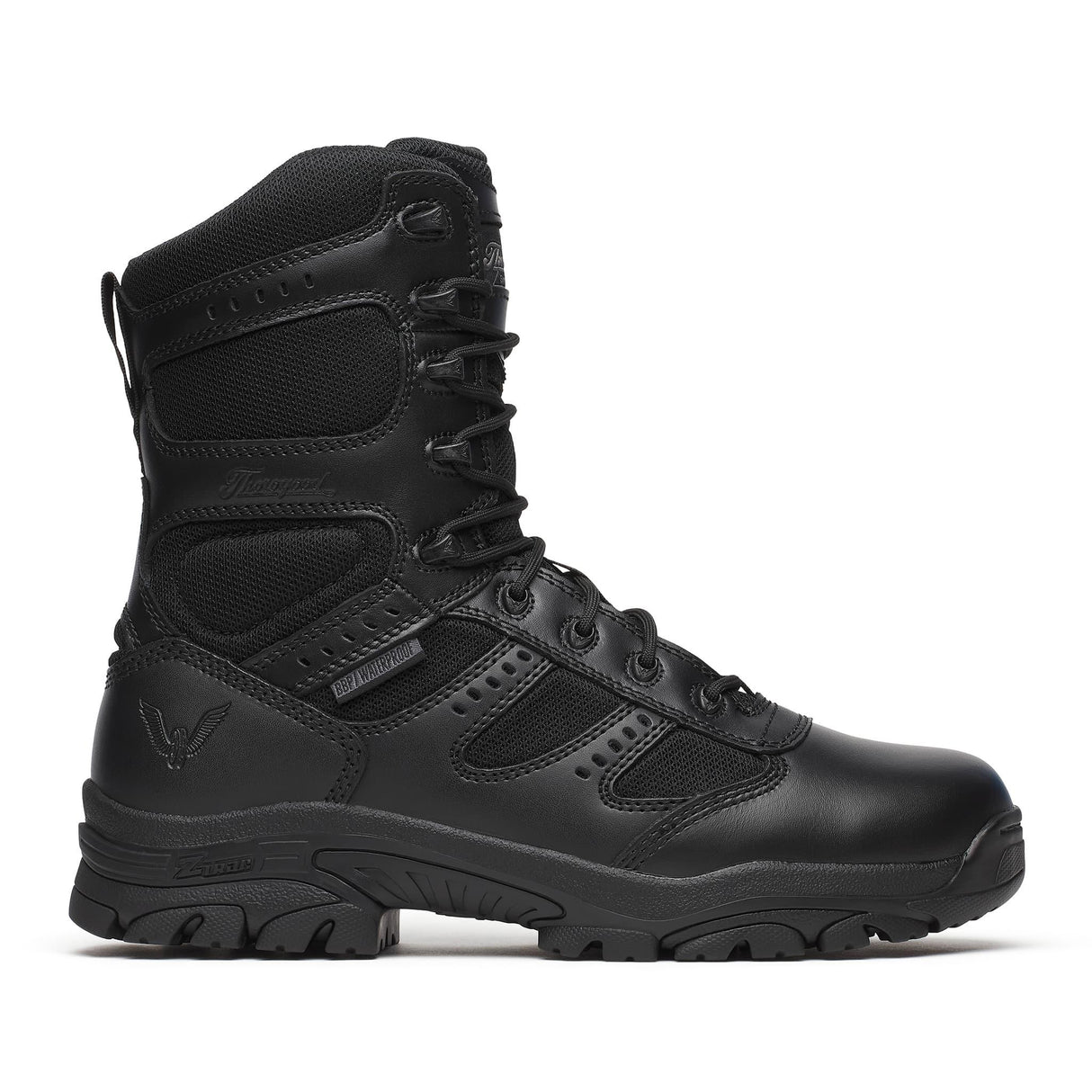 Thorogood The Deuce Series 8" Tactical Zip Waterproof Boot side view