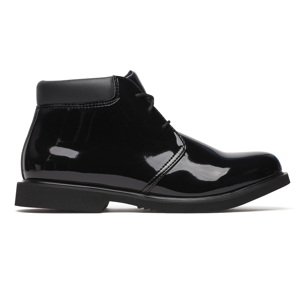 Thorogood Uniform Classics Poromeric Chukka Boot Black side view