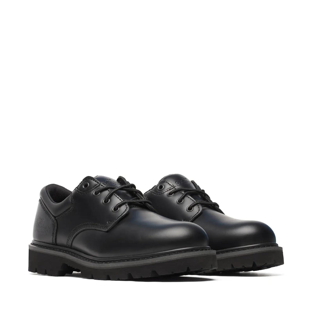 Thorogood Uniform Classics Steel Toe Oxford Shoe Black Medial View