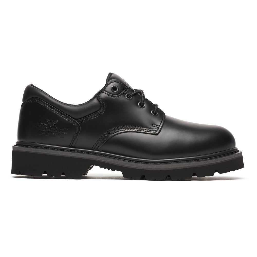 Thorogood Uniform Classics Steel Toe Oxford Shoe Black side view