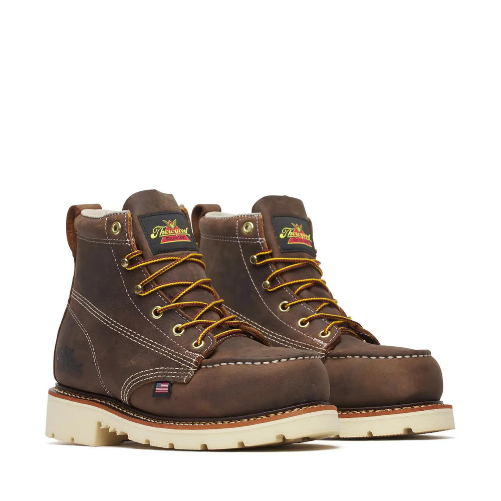 Thorogood Women's American Heritage 6" Steel Toe Moc Toe Boot Medial View