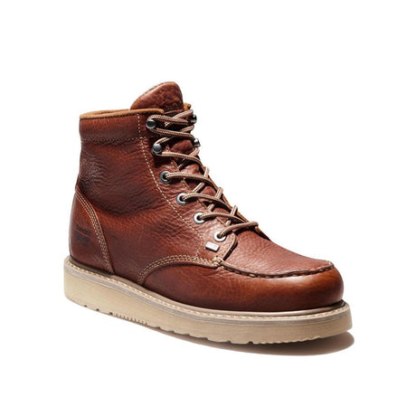 Timberland Pro-6 In Barstow Wedge Brown-Steel Toes-2