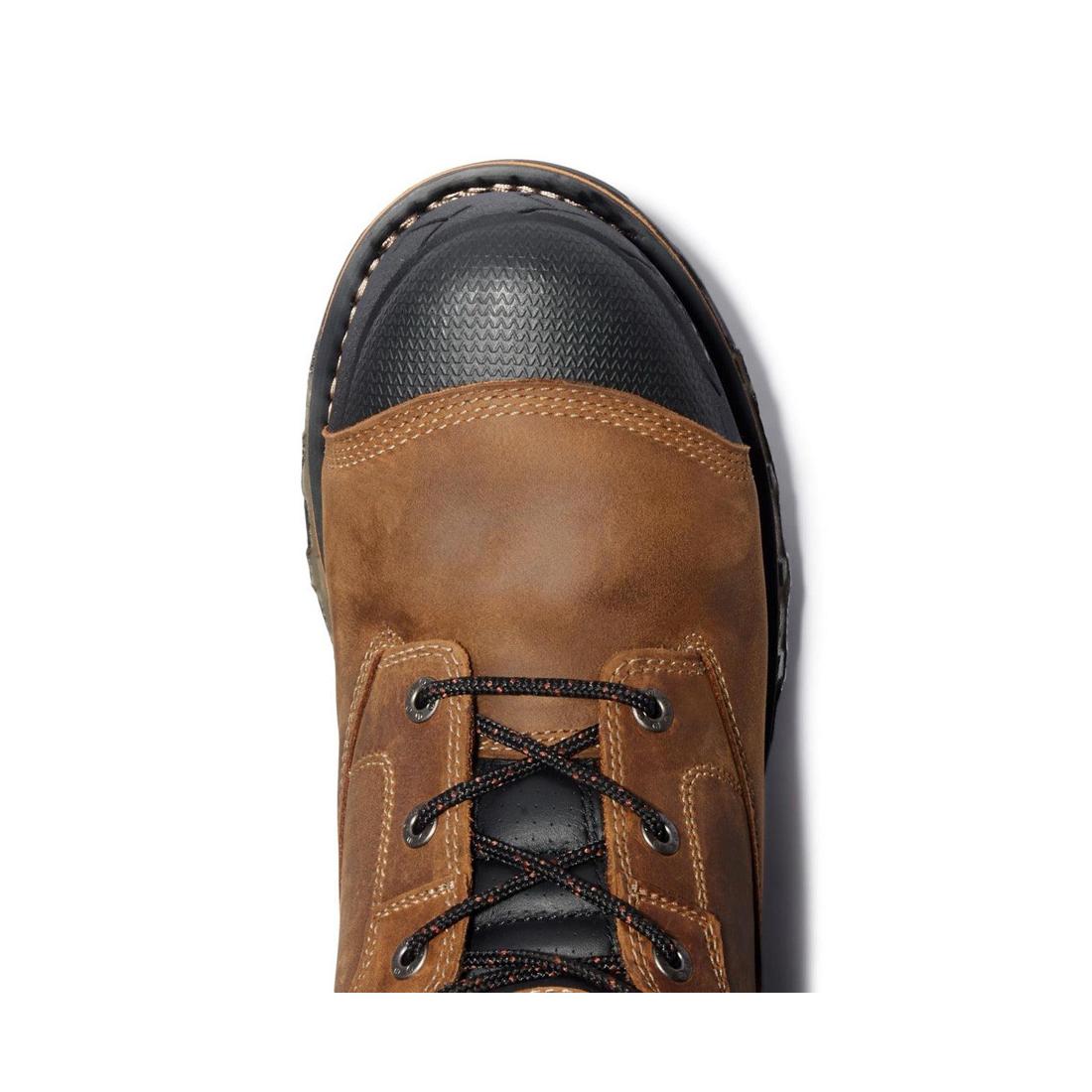 Timberland Pro-6 In Boondock Waterproof Brown-Steel Toes-4