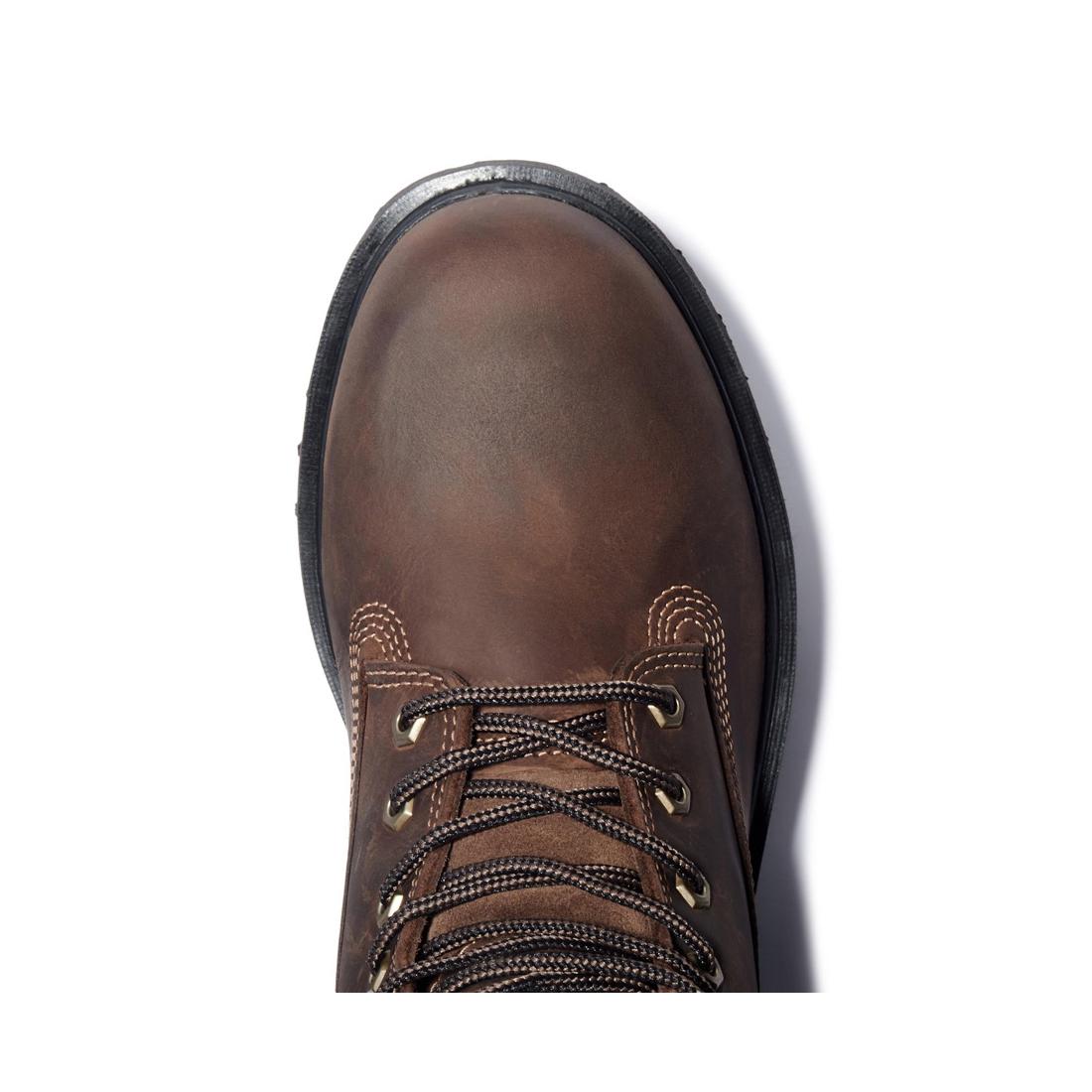 Timberland Pro-6 In Direct Attach Waterproof Ins 200G Dark Brown-Steel Toes-7