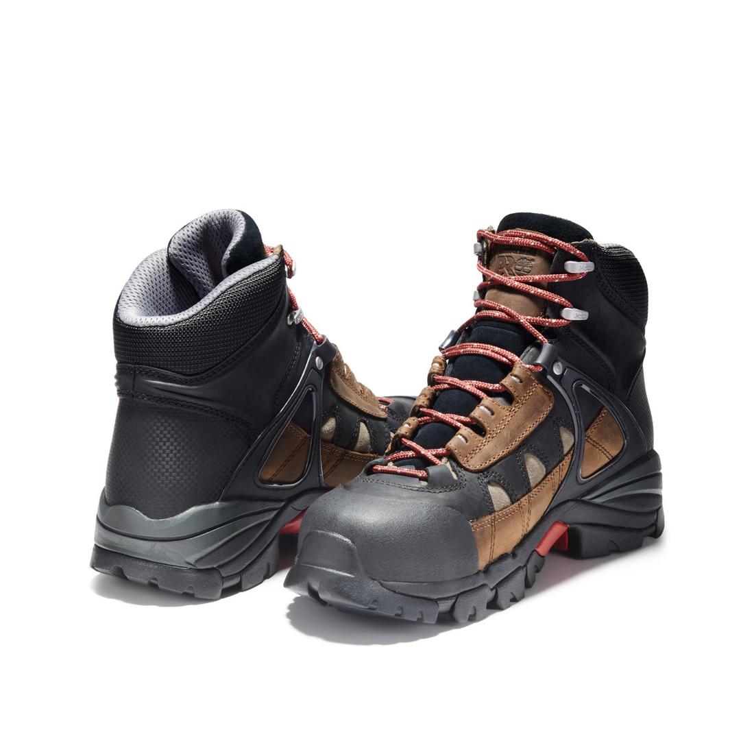 Timberland Pro-6 In Hyperion Al Waterproof Brown-Steel Toes-7