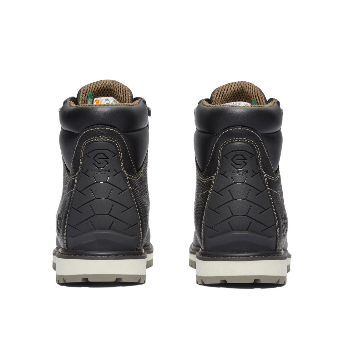 Timberland Pro-6 In Irvine Black-Steel Toes-8