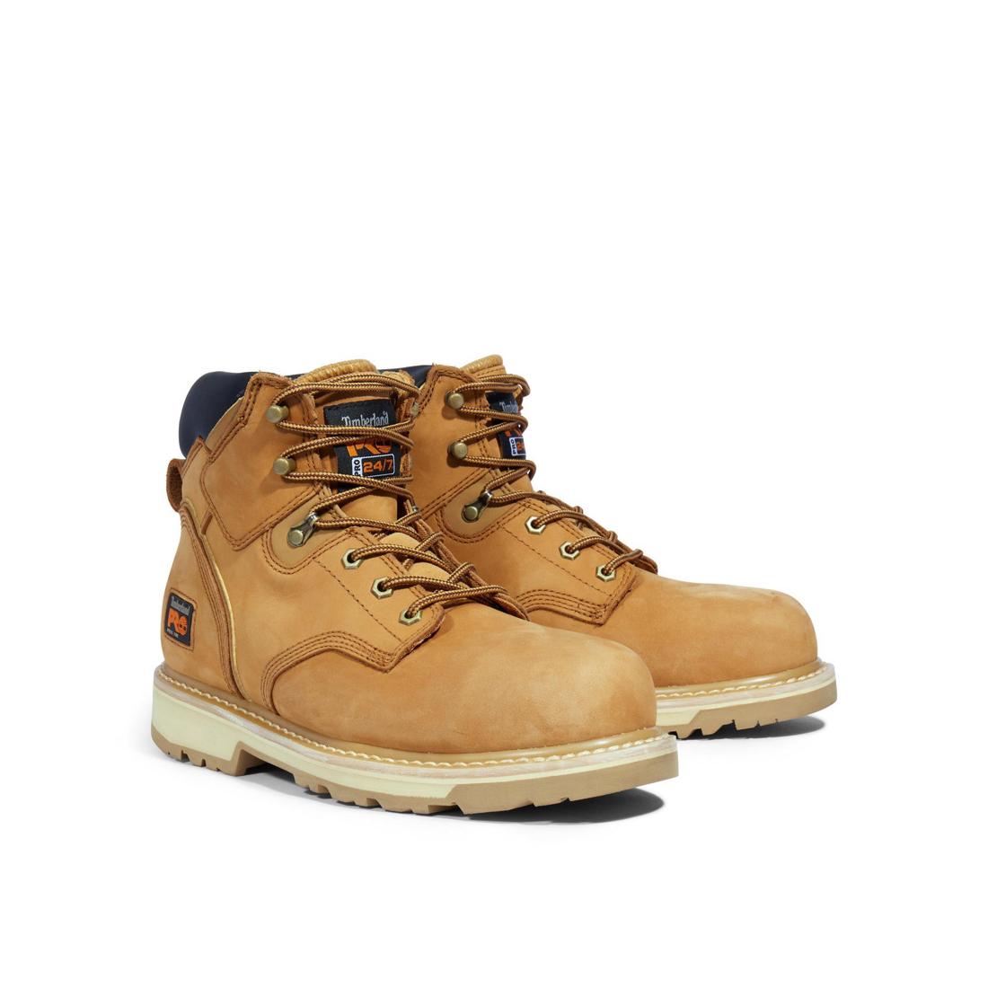 Timberland Pro-6 In Pit Boss Steel-Toe Wheat-Steel Toes-7