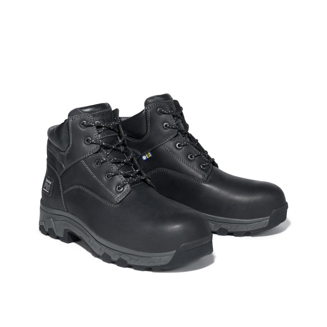 Timberland Pro-6 In Workstead Nt Sd35 Black-Steel Toes-6