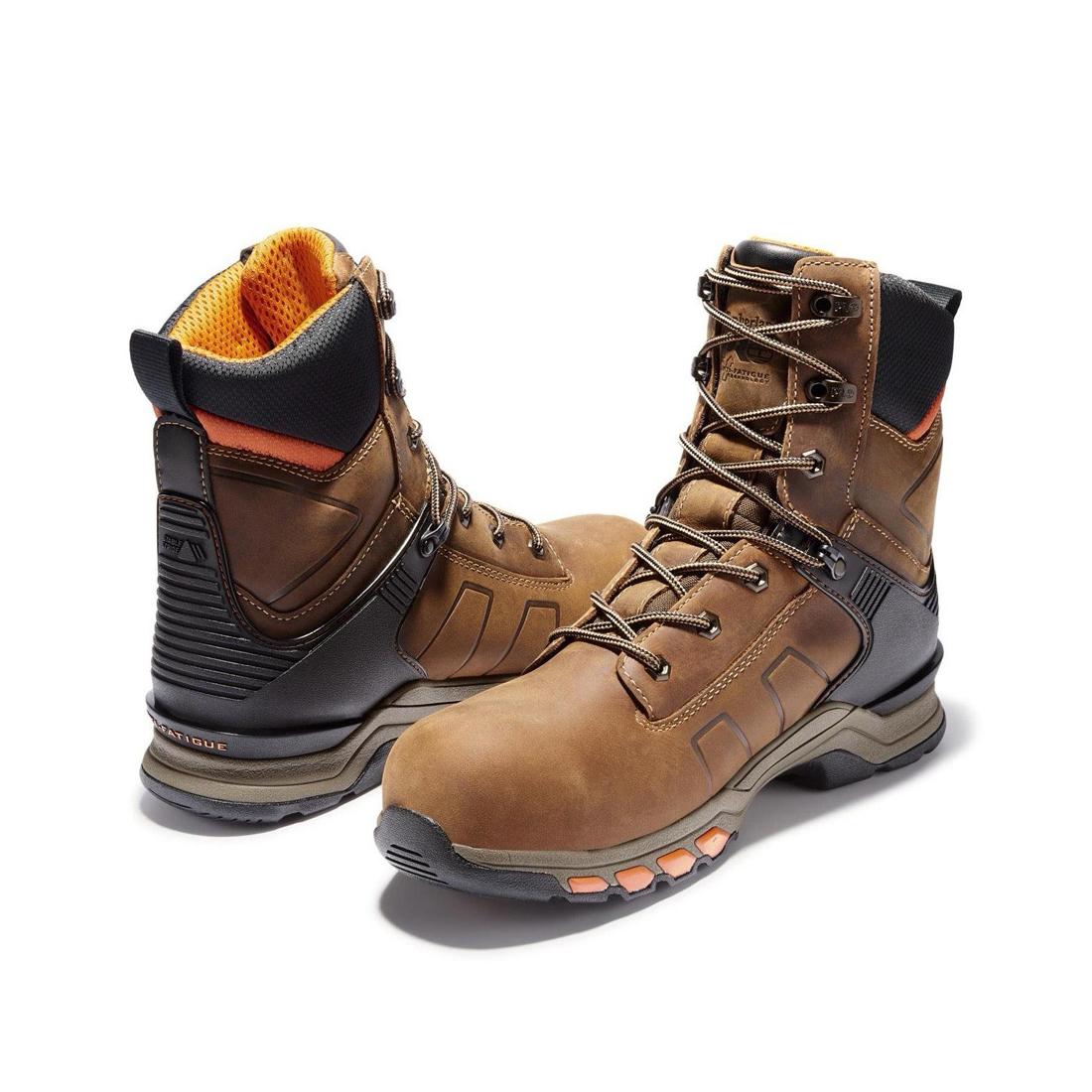 Timberland Pro-8 In Hypercharge Nt Waterproof Brown-Steel Toes-7