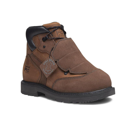 Timberland Pro Women's Ambridge Emg 6-Inch Composite-Toe Work Boot Full Grain Brown Medial View
