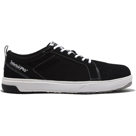 Timberland Pro Berkley Composite-Toe Oxford Work Shoe Black Profile View