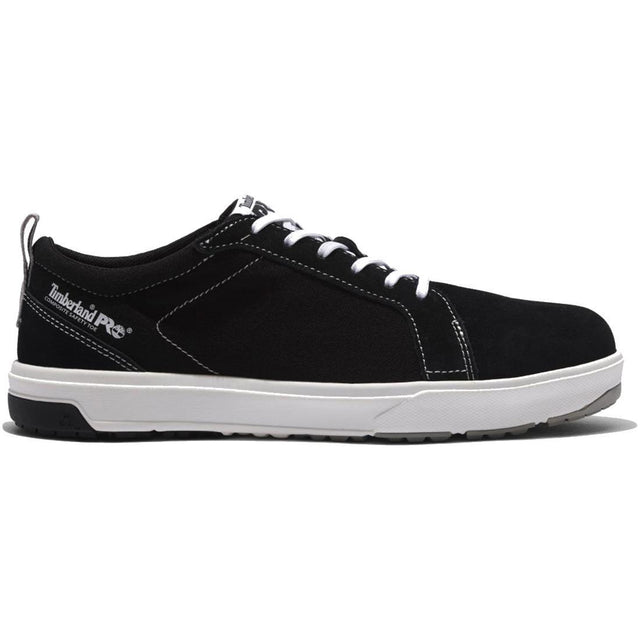 Timberland Pro Berkley Composite-Toe Oxford Work Shoe Black Profile View
