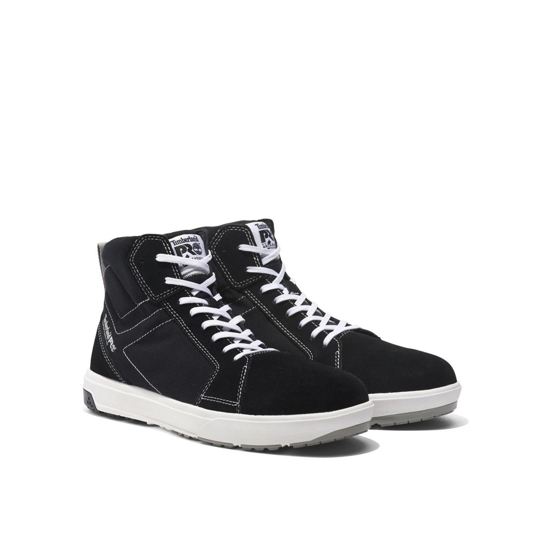 Timberland Pro Berkley Mid Composite-Toe Work Shoe Black Detail View
