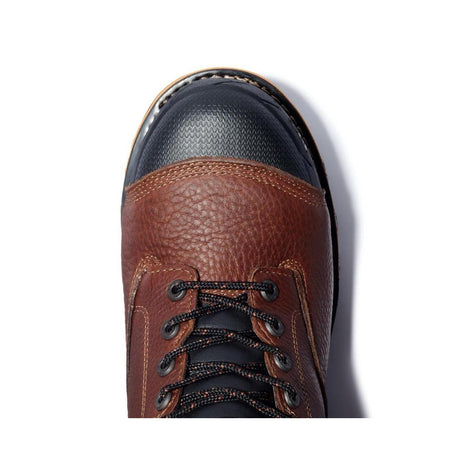 Timberland Pro Boondock 8 Inch Composite-Toe Waterproof Ins 600G Work Boot Brown Angled View
