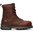 Timberland Pro Boondock 8 Inch Composite-Toe Waterproof Work Boot Medium Brown Profile View