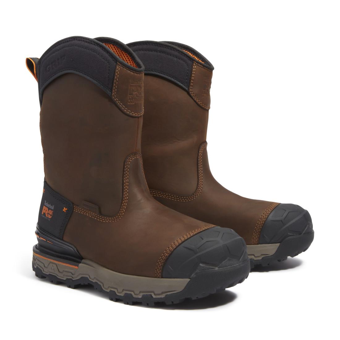 Timberland Pro Boondock Ultralight Waterproof Composite Toe Pull On Work Boots – Medium Brown View