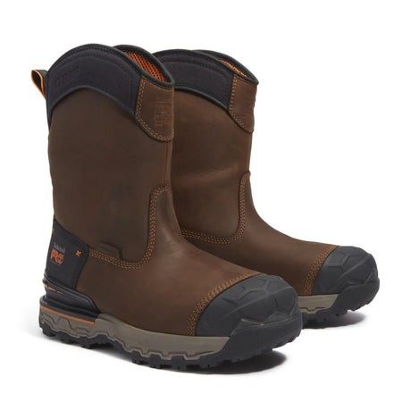 Timberland Pro Boondock Ultralight Waterproof Composite Toe Pull On Work Boots – Medium Brown View