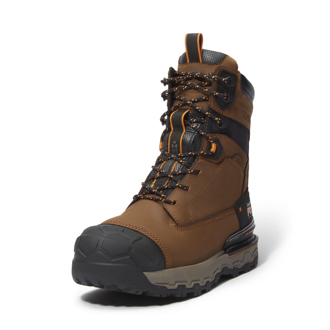 Timberland Pro Boondock Ultralight Waterproof Composite Toe Pull On Work Boots – Medium Brown View