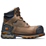Timberland Pro Boondock 6 Inch Composite-Toe Waterproof Work Boot Brown Profile View