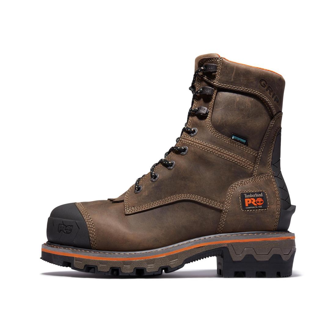 Timberland Pro-Boondock Hd Nt Waterproof Brown-Steel Toes-8