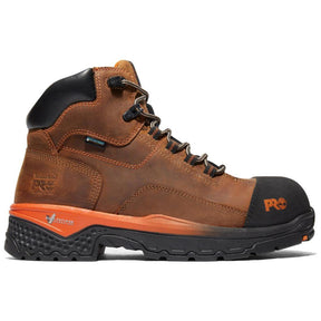 Timberland Pro Bosshog 6 Inch Composite-Toe Waterproof PR Work Boot Brown Profile View