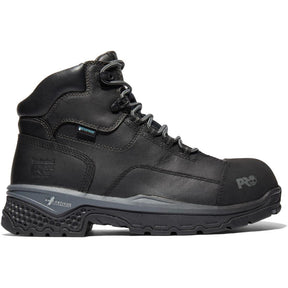 Steel Toes B2B - Bosshog 6 Inch Composite-Toe Waterproof PR Work Boot Black Profile View