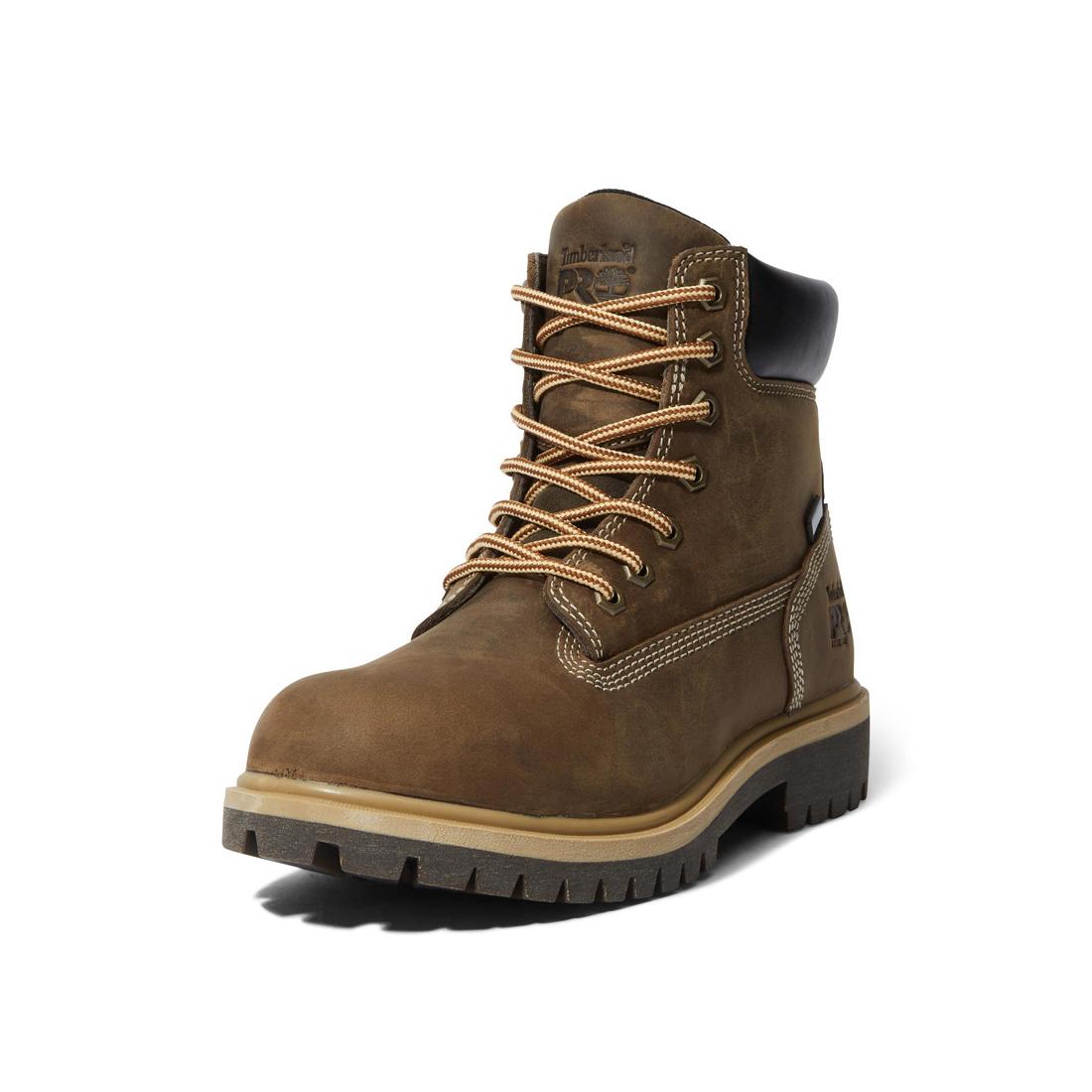 Timberland Pro-Direct Attach 6" Women's Steel-Toe Boot Waterproof Brown-Steel Toes-11