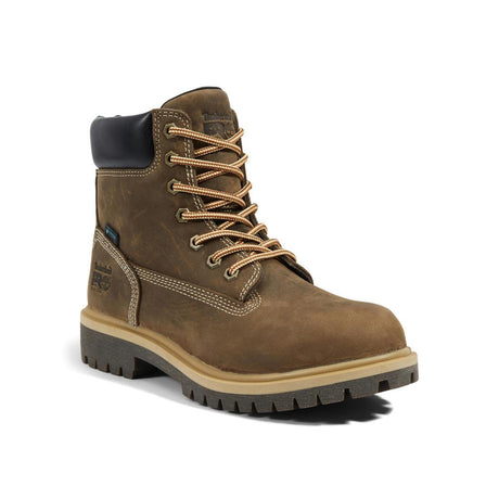 Timberland Pro-Direct Attach 6" Women's Steel-Toe Boot Waterproof Brown-Steel Toes-2