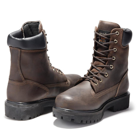 Timberland Pro Direct Attach EV Waterproof Composite Toe Met Guard Work Boots – Black Heel-Back View