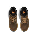 Timberland Pro Women's Direct Attach 6 Inch Steel-Toe Waterproof Work Boot Brown Front-upper View