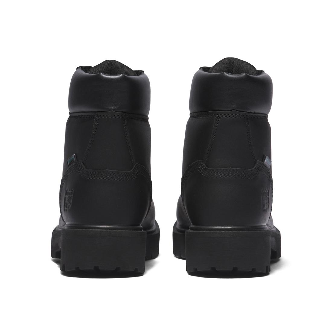 Timberland Pro Direct Attach 6 Inch Soft-Toe Waterproof Ins 200G Boot Black Heel-Back View