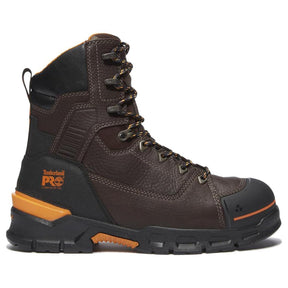 Timberland Pro Endurance EV Waterproof Composite Toe Work Boots – Dark Brown Profile View