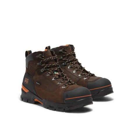 Timberland Pro Endurance Ev 6 Inch Composite-Toe Waterproof Work Boot Brown Medial View