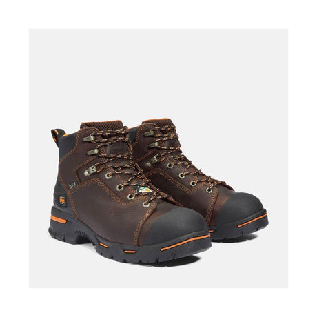 Timberland Pro Endurance 6 Inch Steel-Toe PR Work Boot Brown Medial View