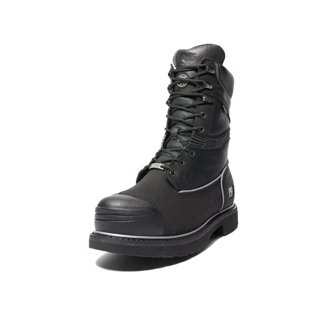Timberland Pro Gravel Pit Img 10-Inch Waterproof Met Guard Steel-Toe Work Boot Sp Ins 400G Black Detail View