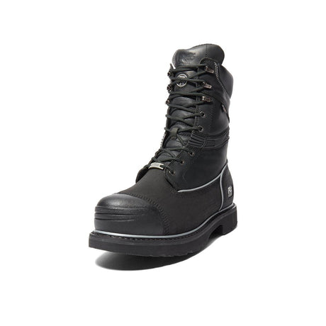 Timberland Pro Gravel Pit Img 10-Inch Waterproof Met Guard Steel-Toe Work Boot Sp Ins 400G Black Detail View