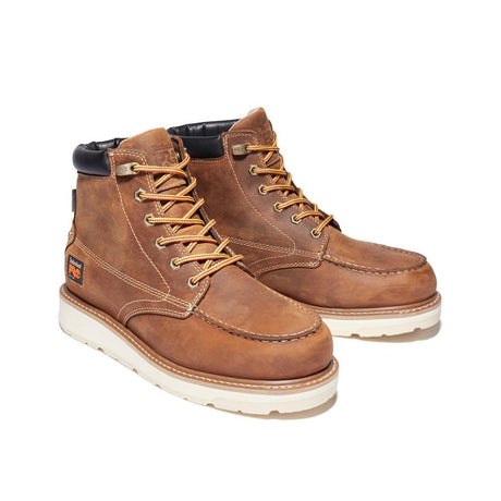 Timberland Pro Gridworks Unisex 6 Inch Soft-Toe Waterproof Boot Angled View