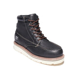 Timberland Pro Gridworks 6 Inch Soft-Toe Waterproof Boot Black Medial View