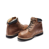 Timberland Pro Gritstone 6 Inch Steel-Toe Work Boot Brown Heel-Back View
