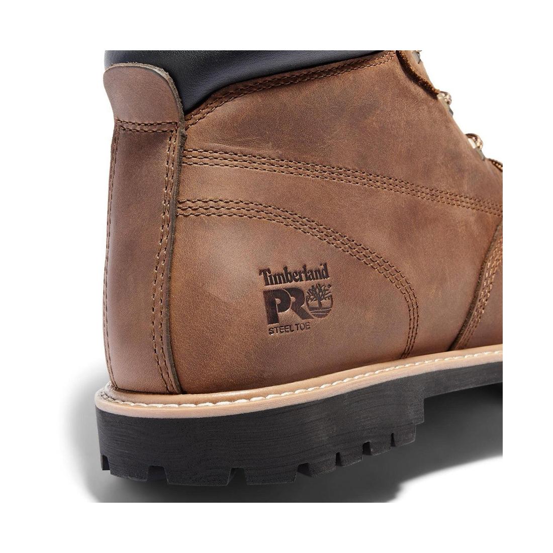 Timberland Pro Gritstone 6 Inch Steel-Toe Work Boot Brown View