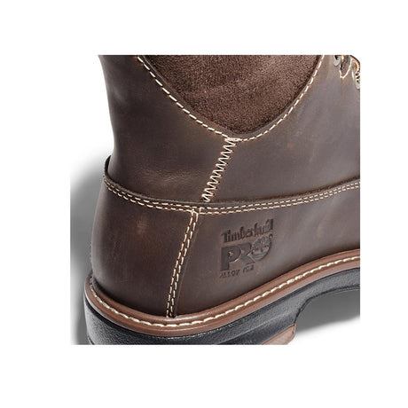 Timberland Pro Women's Hightower 6-Inch Waterproof Alloy-Toe Work Boot Coffee Brown View