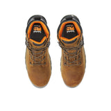 Timberland Pro Hypercharge 6-Inch Waterproof Nano-Toe Work Boot Brown Front-upper View