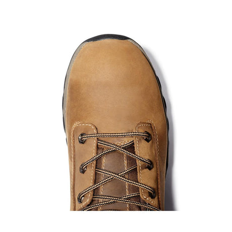 Timberland Pro Hypercharge 6 Inch Soft-Toe Waterproof Boot Brown Angled View