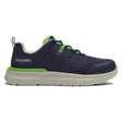 Timberland Pro Intercept Steel-Toe Oxford Work Shoe Blue Profile View