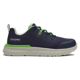 Timberland Pro Intercept Steel-Toe Oxford Work Shoe Blue Profile View