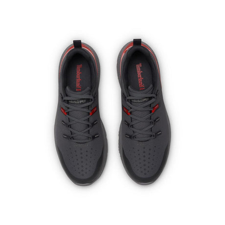 Timberland Pro Intercept Steel-Toe Oxford Work Shoe Grey Front-upper View